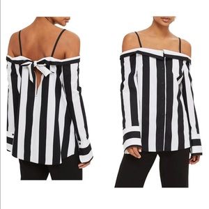 Topshop striped blouse